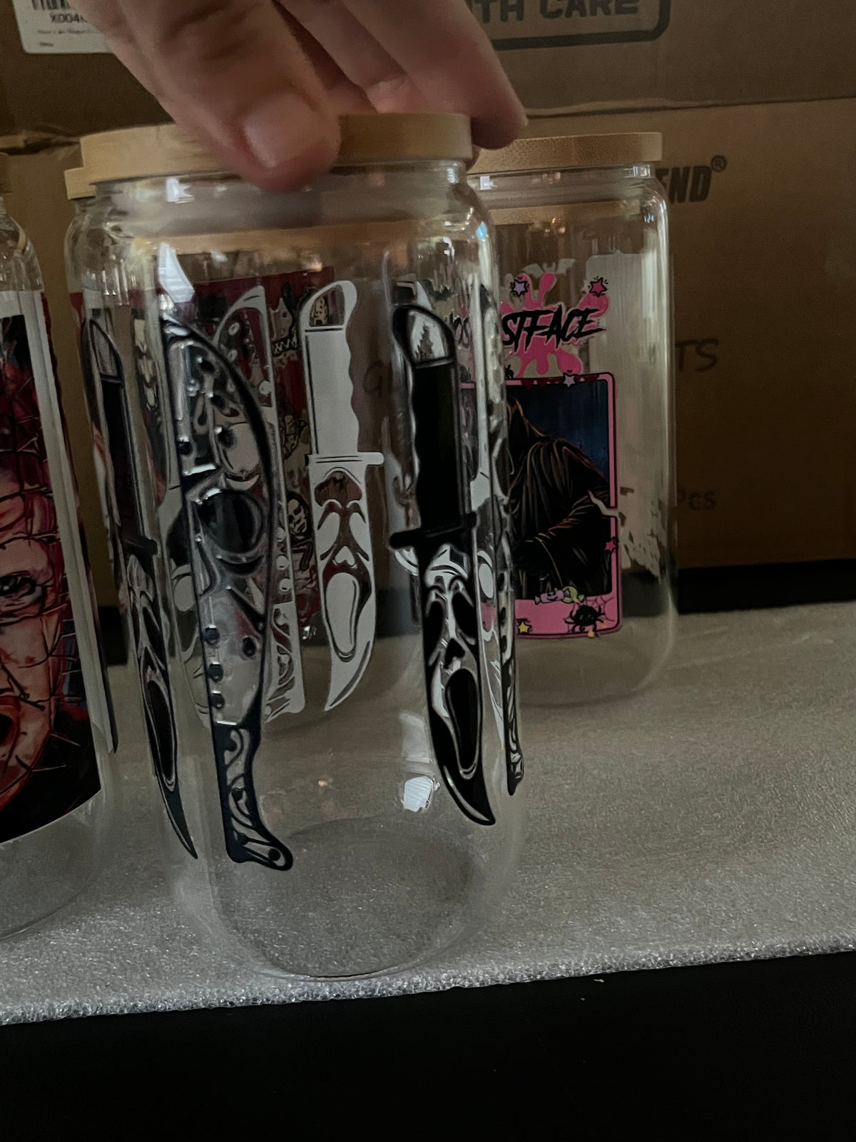 Iced coffee cups Halloween EDITION