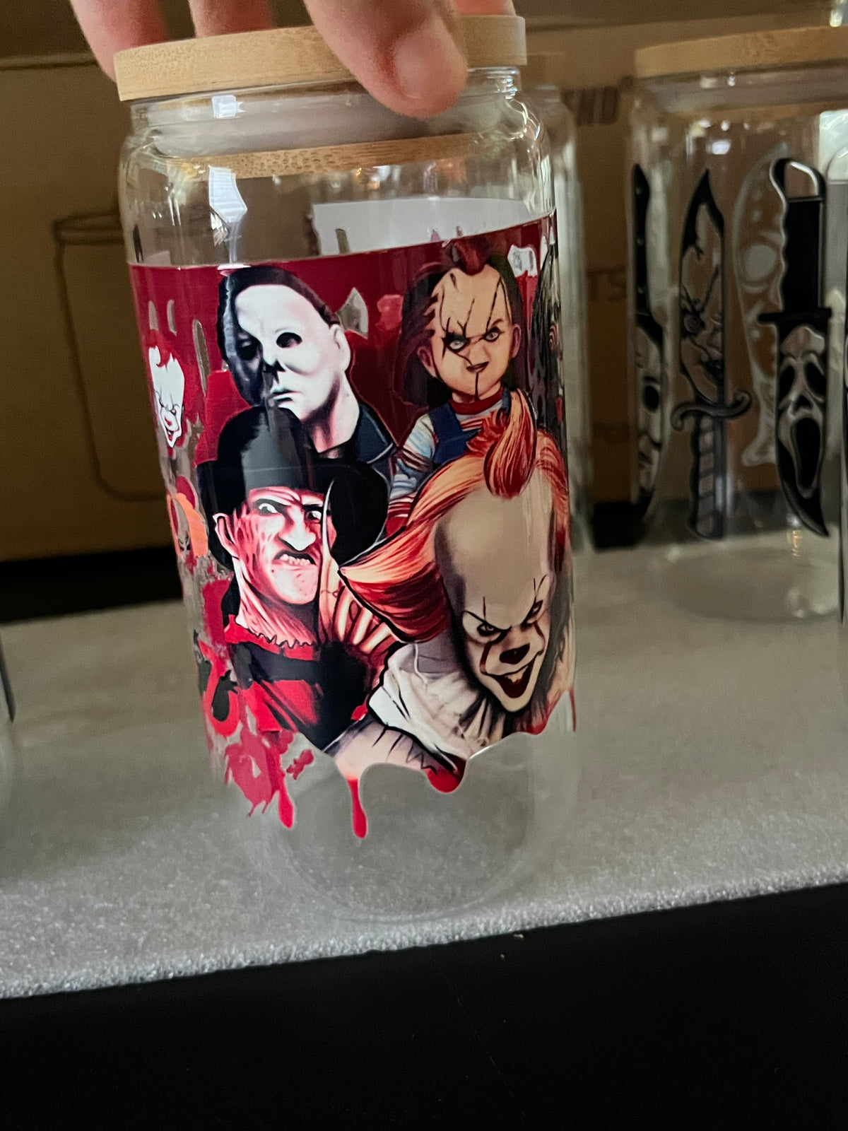 Iced coffee cups Halloween EDITION