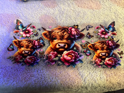Highland cow cups